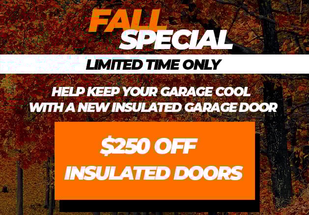 Garage Door Opener w/ continuous chain rail and one (1) remote installed for $595
