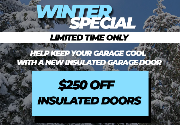 Garage Door Opener w/ continuous chain rail and one (1) remote installed for $595